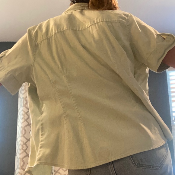 Pastel green button up - Picture 3 of 7